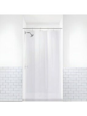 Bathroom Small Shower Curtain Liner, 36" W x 72" H